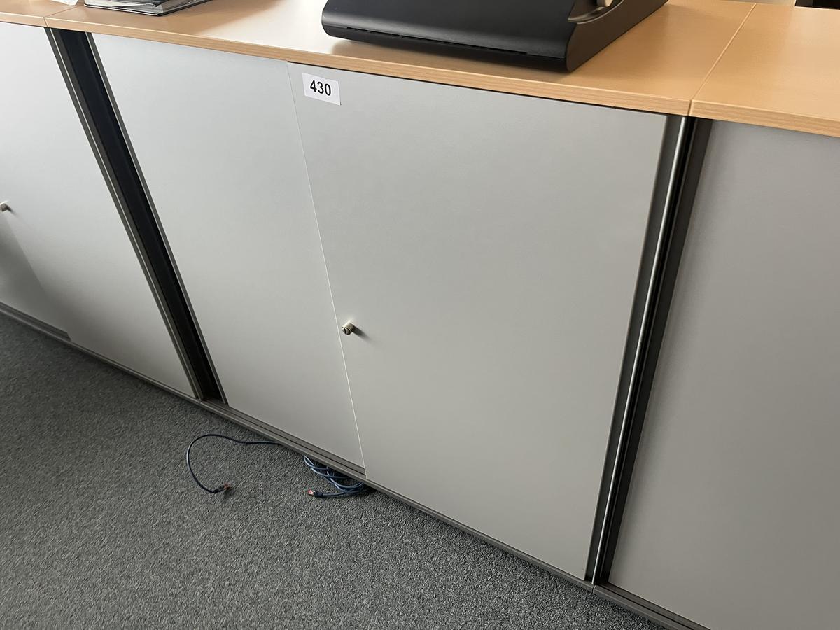 Aktenschrankmodul BENE 120x110 cm mit 3 Ordnerh&ouml;hen