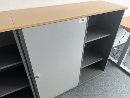 Aktenschrankmodul BENE 120x110 cm mit 3 Ordnerh�hen
