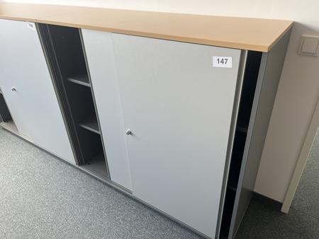 Aktenschrankmodul BENE 120x110 cm mit 3 Ordnerh�hen