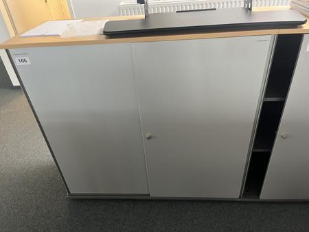 Aktenschrankmodul BENE 120x110 cm mit 3 Ordnerh�hen