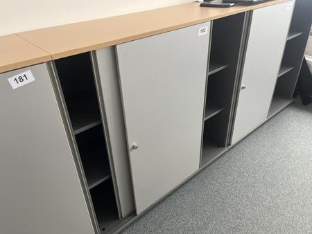 Aktenschrankmodul BENE 120x110 cm mit 3 Ordnerh�hen