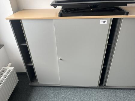 Aktenschrankmodul BENE 120x110 cm mit 3 Ordnerh�hen
