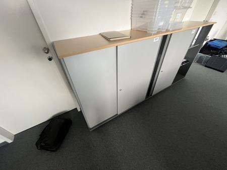 Aktenschrankmodul BENE 120x110 cm mit 3 Ordnerh�hen