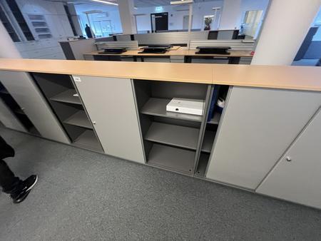 Aktenschrankmodul BENE 120x110 cm mit 3 Ordnerh�hen