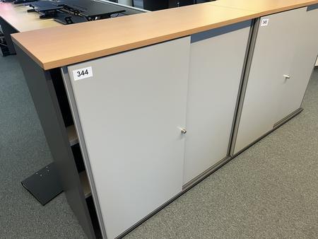 Aktenschrankmodul BENE 120x110 cm mit 3 Ordnerh�hen