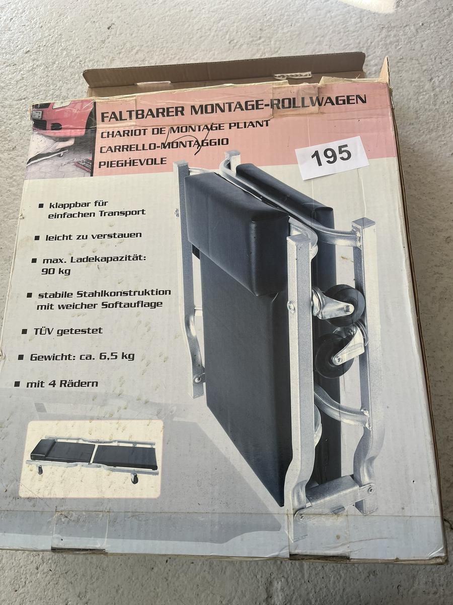 Faltbarer Montagerollwagen, 6,5 kg, max. 90 kg mit 4 R&auml;dern?d=2026-05-21 00:39:56