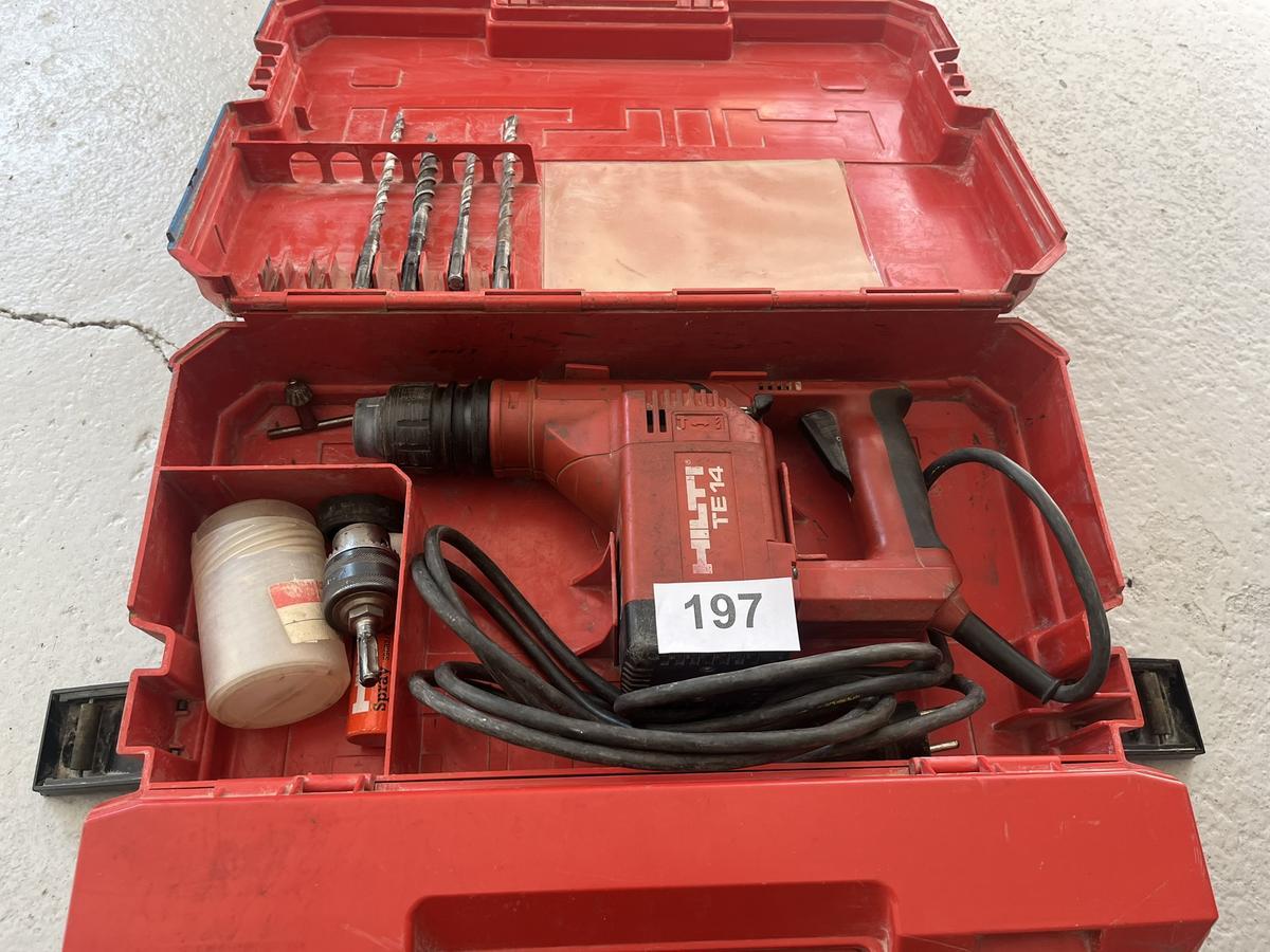 Hilti TE 14 Bohrhammer mit Zubeh&ouml;r in Kassette