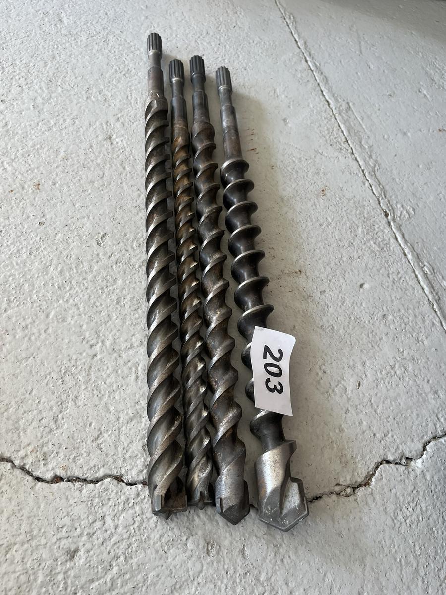 4 Stk. Makita Bohrer L&auml;nge 450 - 500 mm