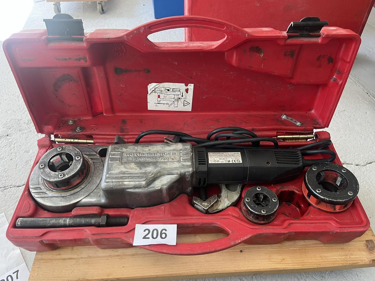 Rothenberger Supertronic 2000 von 1/4 - 1 1/4 im Koffer