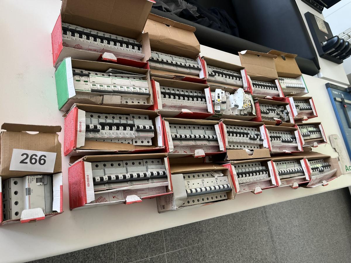 21 Kartons mit Legrand/Schneider Leistungsschutzschalter