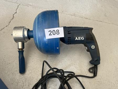 Rioned Rohrreiniger mit AEG Antrieb im Koffer Rioned Rohrreiniger mit AEG Antrieb im Koffer