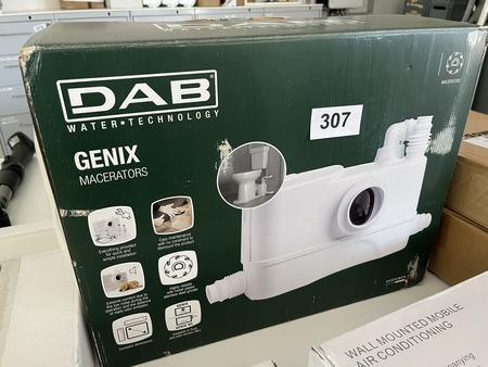 Fäkalienkleinhebeanlage Marke DAB mit Nebenschlüssen Genix Comfort 130 Fäkalienkleinhebeanlage Marke DAB mit Nebenschlüssen Genix Comfort 130