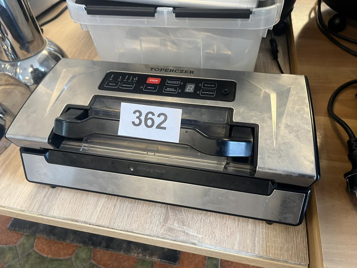 Toperczer Vakuumger&auml;t Typ Pocket-Vac XL, 130 W + Vakuumbeutel
