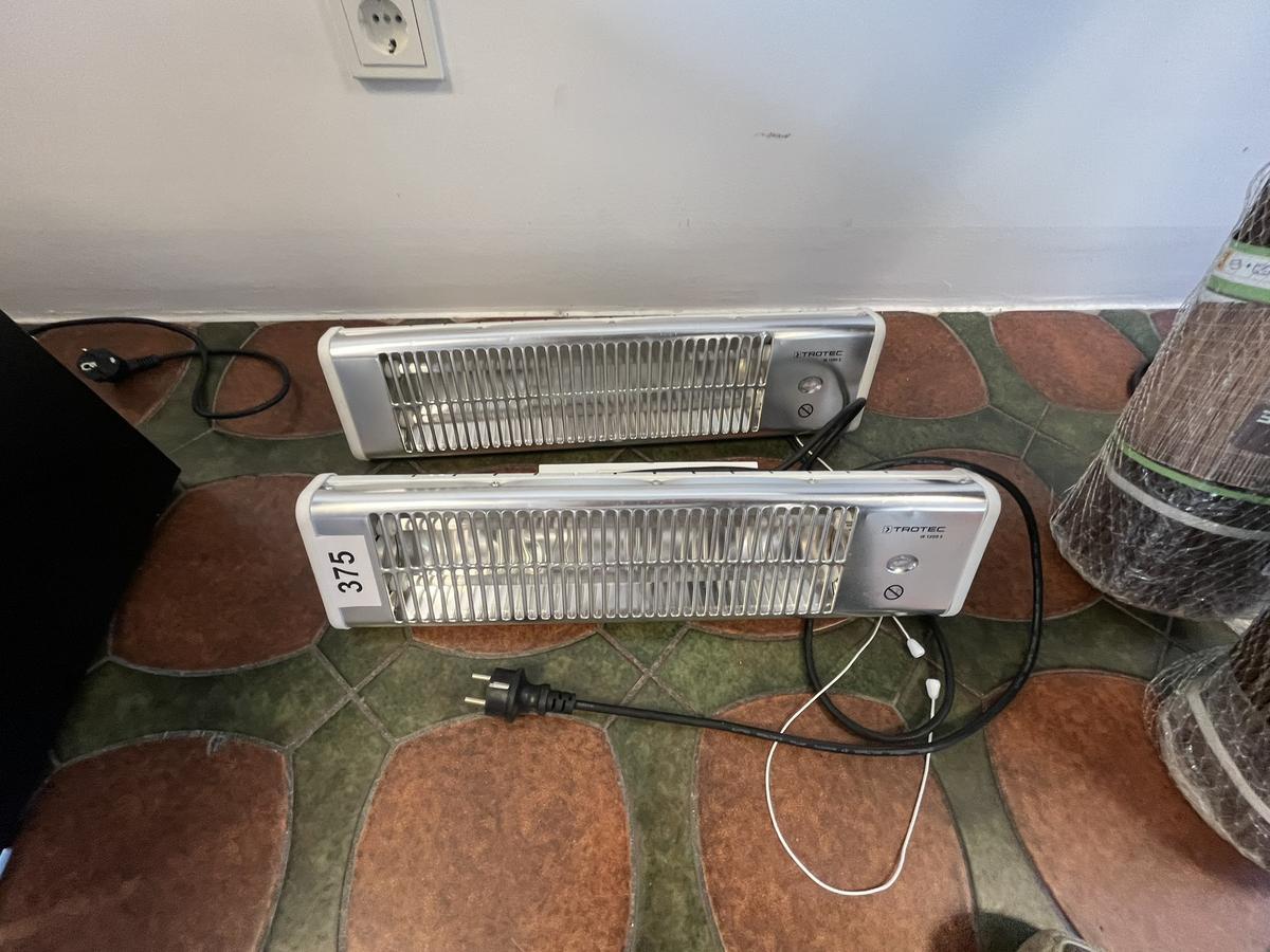 2 Stk. TROTEC-IR 1200 S Heizstrahler