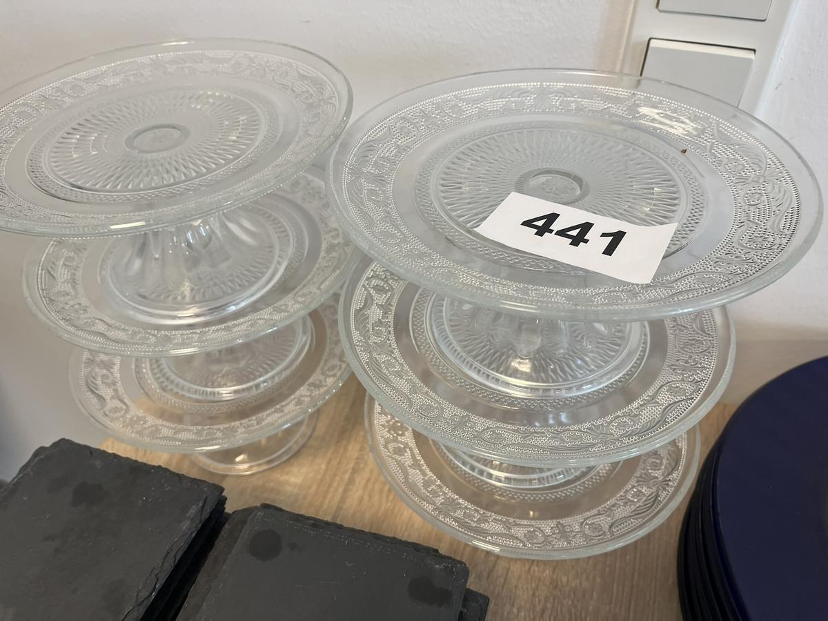 ca. 6 Stk. Etageren f&uuml;r Torten bzw. Mehlspeisen