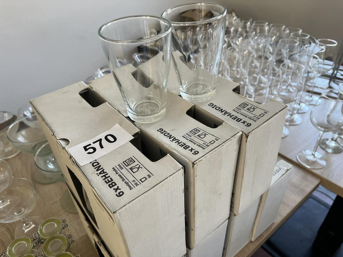 ca. 42 Stk. Wassergl&auml;ser 30 cl