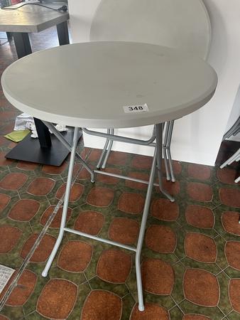 2 Stk. Stehtische klappbar, 80 cm DM, Höhe 110 cm 2 Stk. Stehtische klappbar, 80 cm DM, Höhe 110 cm