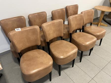 8 Stk. Stühle gepolstert mit Kunstlederbezug 8 Stk. Stühle gepolstert mit Kunstlederbezug
