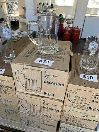ca. 18 Stk. Salzburg-Glas 0,5 ca. 18 Stk. Salzburg-Glas 0,5