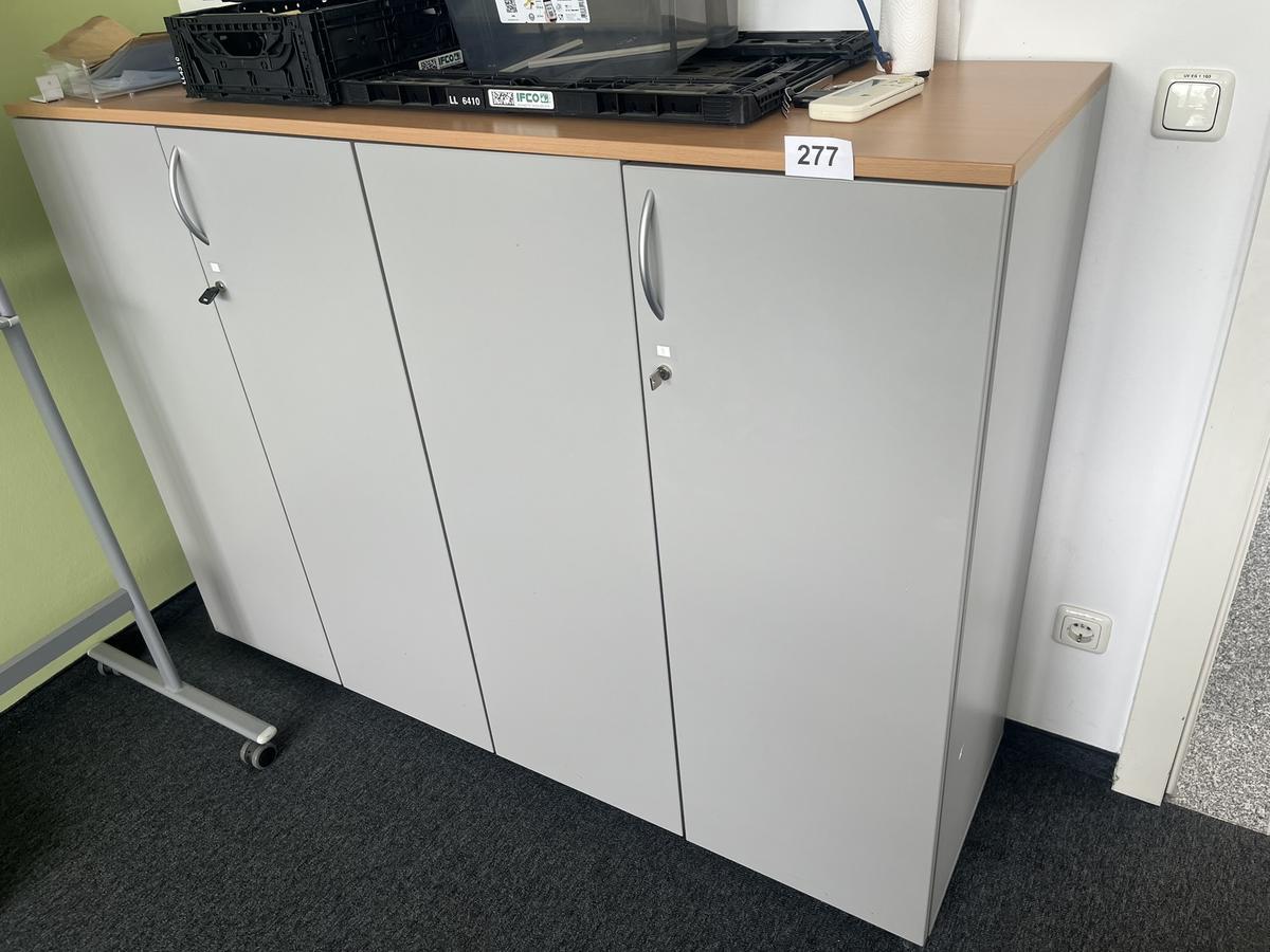 HALI Aktenschrank ca. 160 x 110 cm, Buche/Silber, 4fl&uuml;gelig?d=2026-05-28 19:33:49