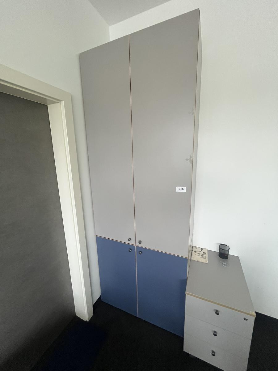 2teiliges Aktenschrankmodul 240 x 90 cm (80/160 cm)