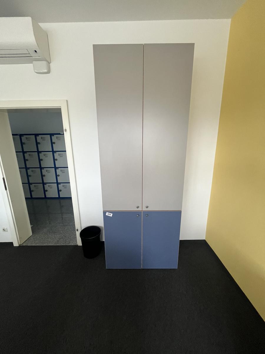 2teiliges Aktenschrankmodul 240 x 90 cm (80/160 cm)