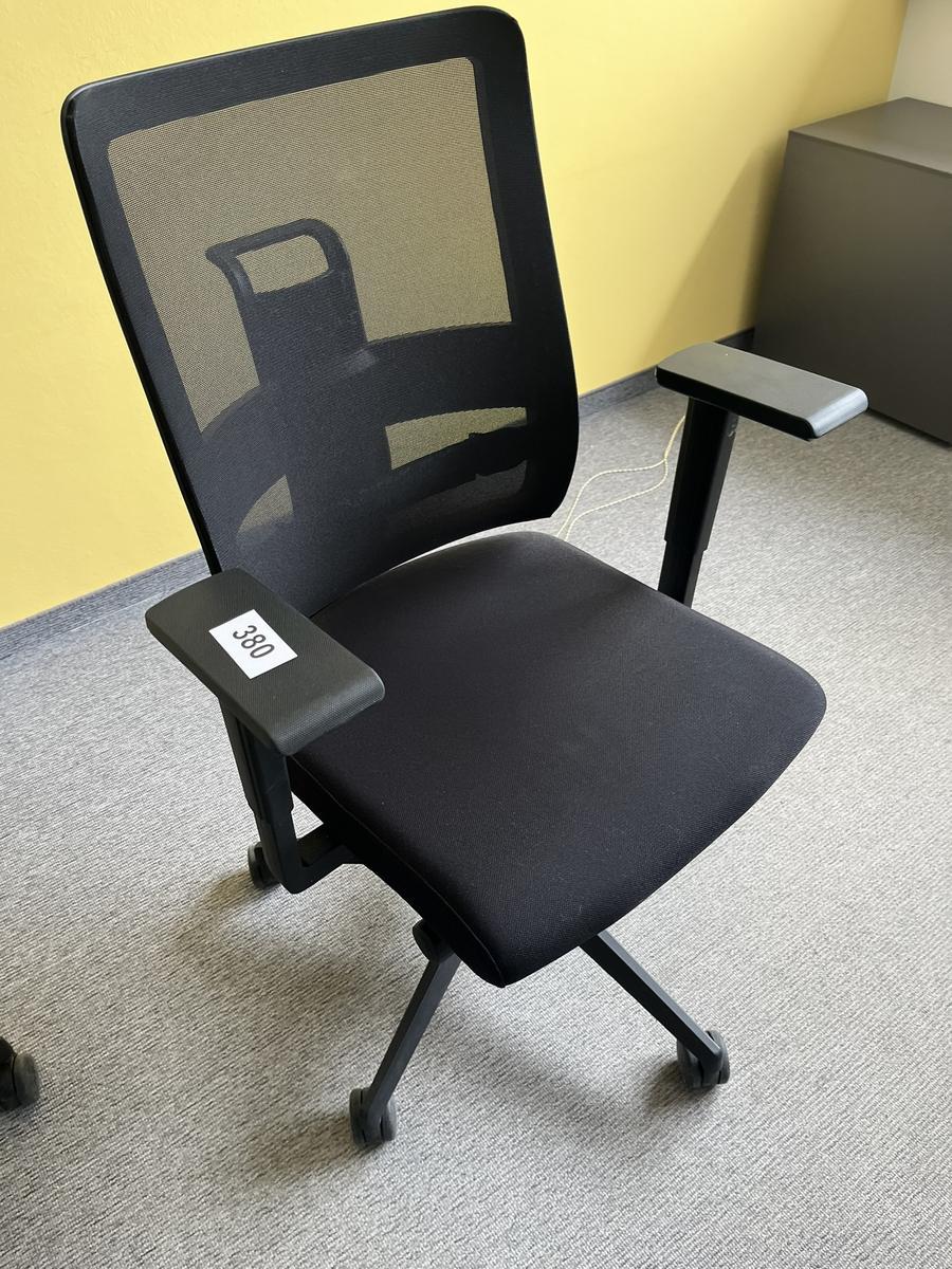 NEUD&Ouml;RFLER-Viasit Drehstuhl schwarz mit Armlehne