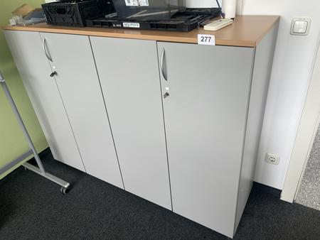 HALI Aktenschrank ca. 160 x 110 cm, Buche/Silber, 4fl�gelig