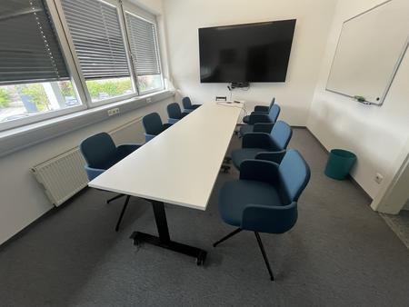 2 Stk. Besprechungstische wei� 140 x 70 cm
