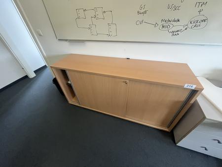 Aktenschrank in Buche 160 x 80 cm
