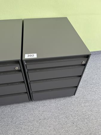 2 Stk. Rollcontainer mit Auszugsladen 55 x 60 x 58 cm