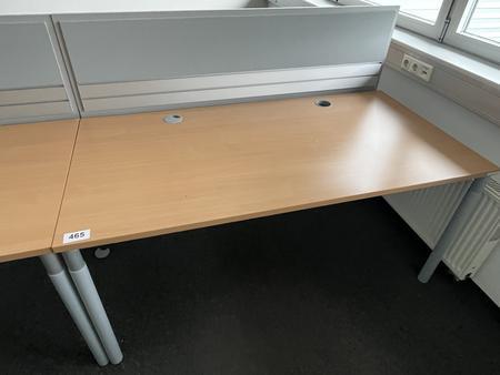 HALI Schreibtisch mit R�ckwand 160 x 80 cm