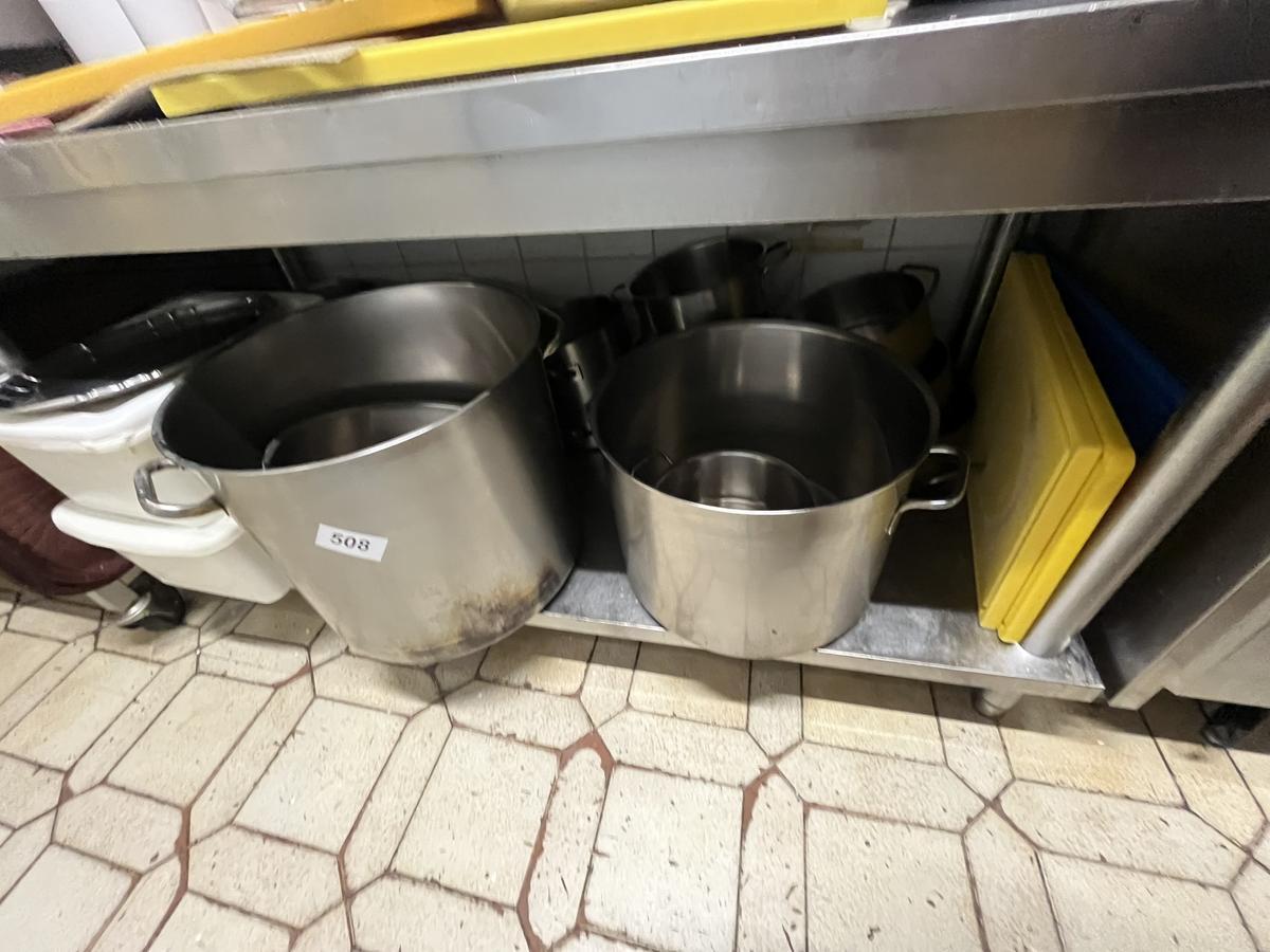 4 St&uuml;ck Gastro Kocht&ouml;pfe ca. 47/40 