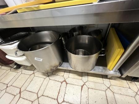 4 Stück Gastro Kochtöpfe ca. 47/40 , 34/30 usw. 4 Stück Gastro Kochtöpfe ca. 47/40 , 34/30 usw.