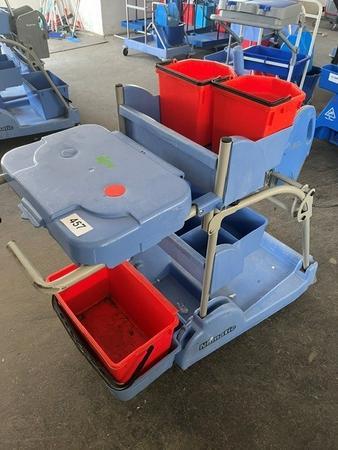Numatic Reinigungswagen mit Abfallbeh�lter,Eimerset und Presse
