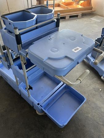 Numatic Reinigungswagen mit Abfallbeh�lter,Eimerset und Presse
