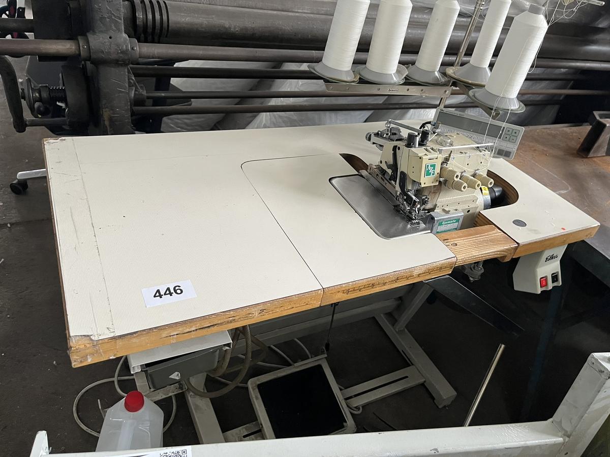 Industrien&auml;hmaschine YAMATO mit 5 Spulentr&auml;gern