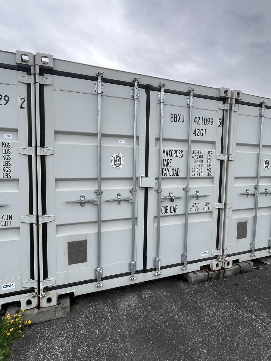See-Lagercontainer 40 mit Doppelt&uuml;re ca.12.19 x 2.44 x 2.60 m 
