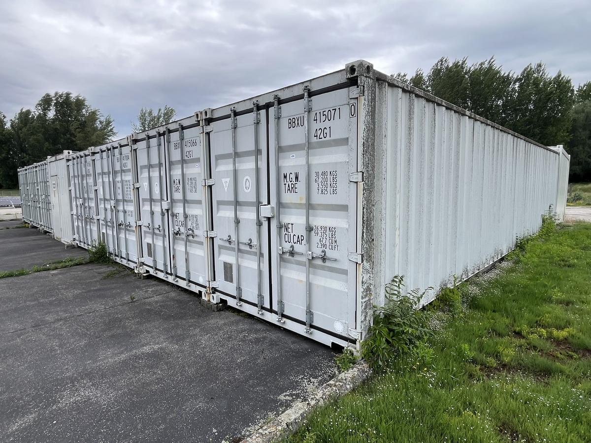 See-Lagercontainer 40  mit Doppelt&uuml;re ca.12.19 x 2.44 x 2.60 m 