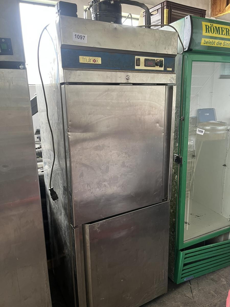 Tiefk&uuml;hlschrank in Edelstahl Fab FRIULINOX -20/-15