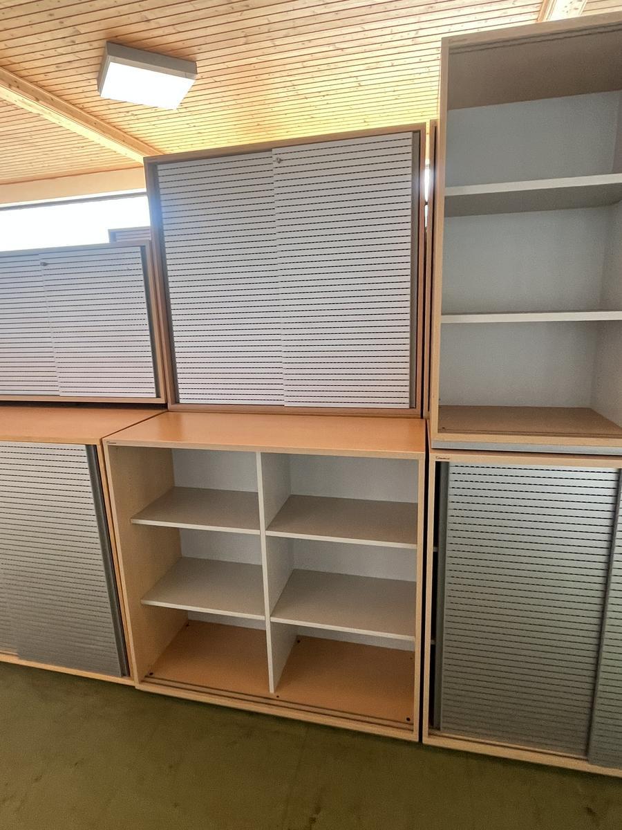 NEUD&Ouml;RFLER Aktenschrank mit Schiebet&uuml;re ca.120/110 cm 3 Ordnerh&ouml;hen