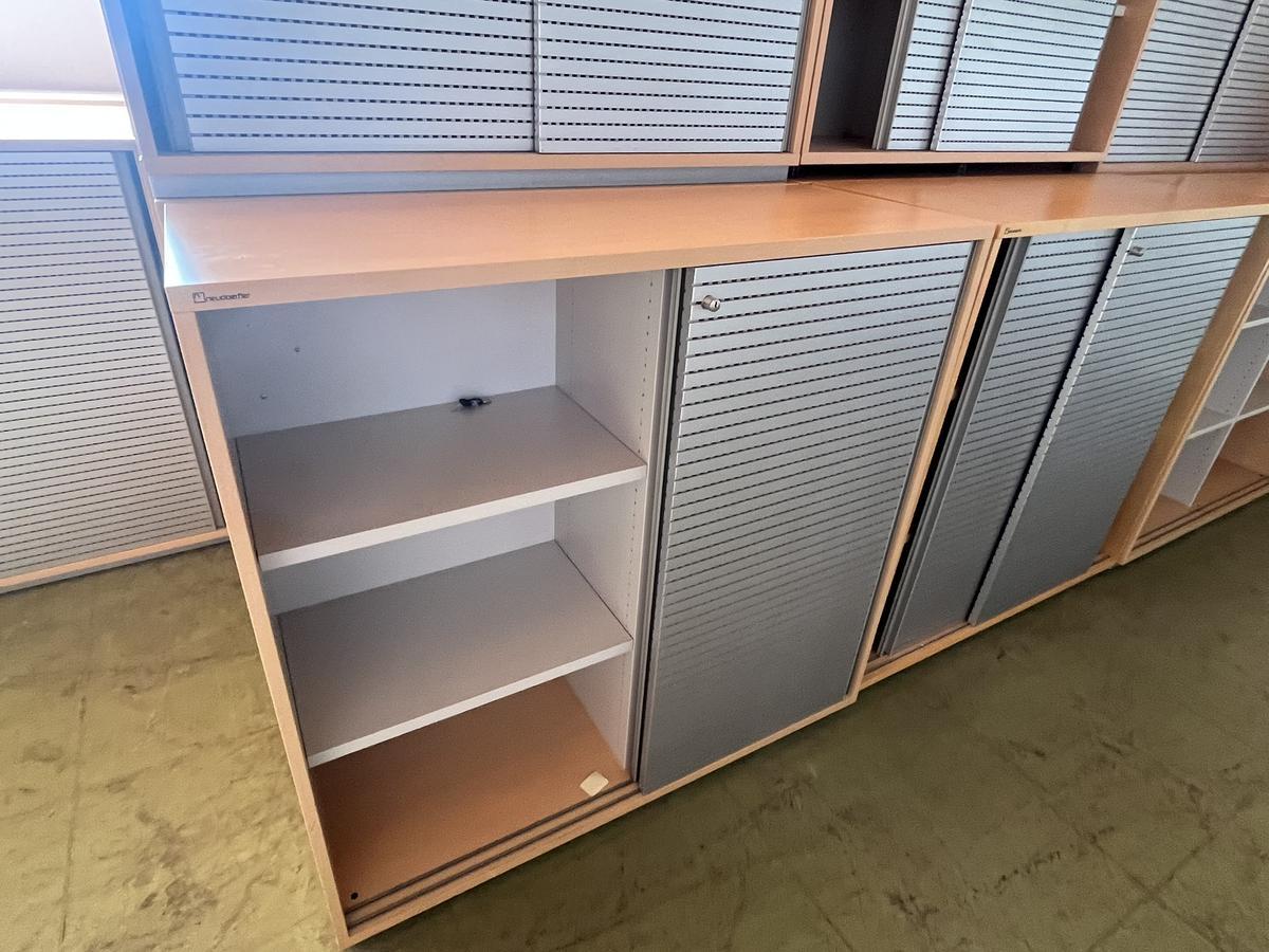 NEUD&Ouml;RFLER Aktenschrank mit Schiebet&uuml;re ca.120/110 cm 3 Ordnerh&ouml;hen