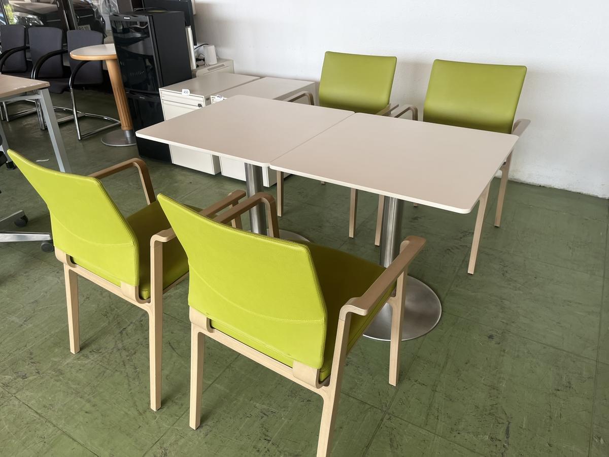 4 St&uuml;ck Gastrotische mit ca. 70x70 cm