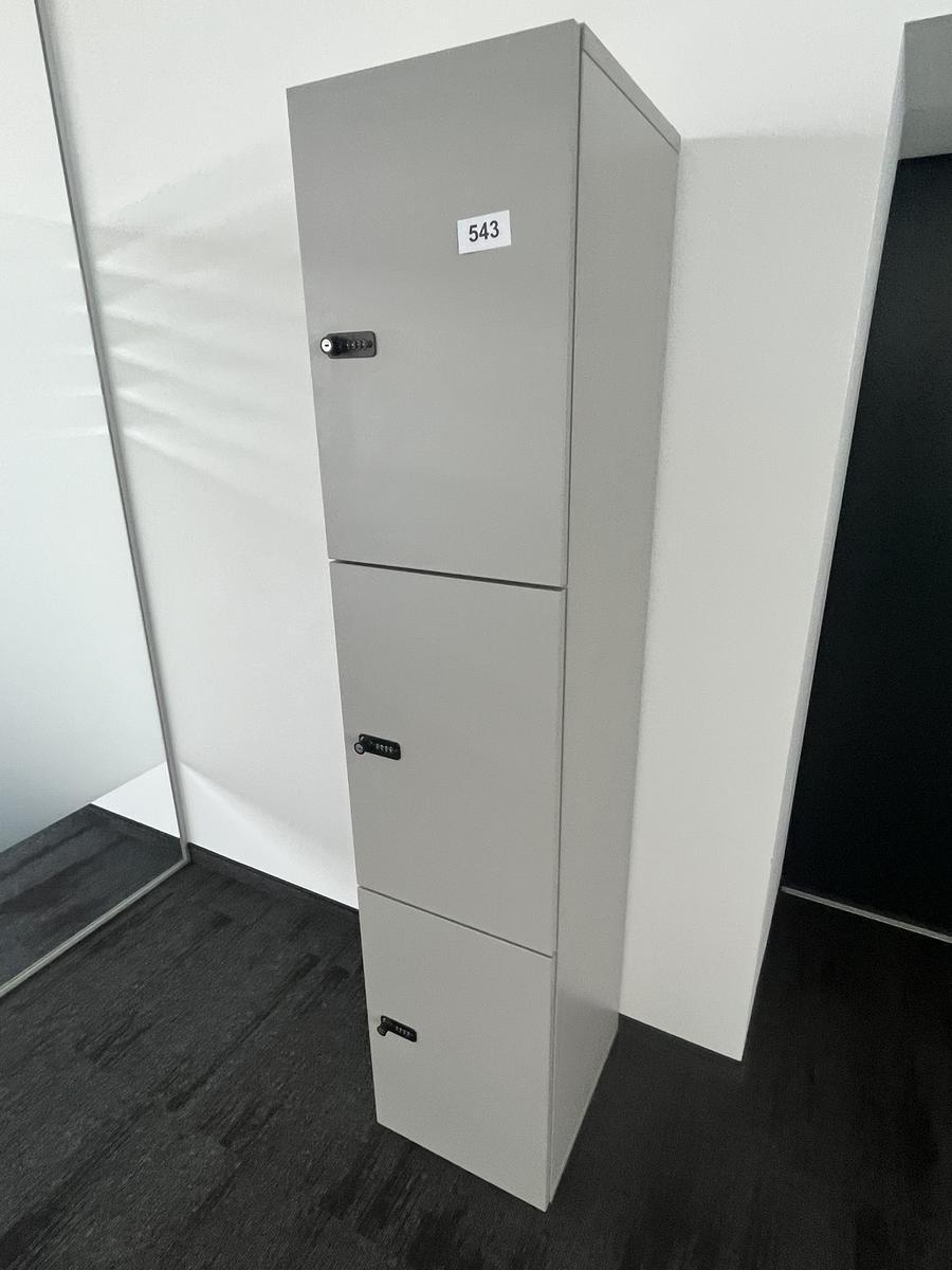 Handtaschenspind versperrbar ca. 40/46/190 cm