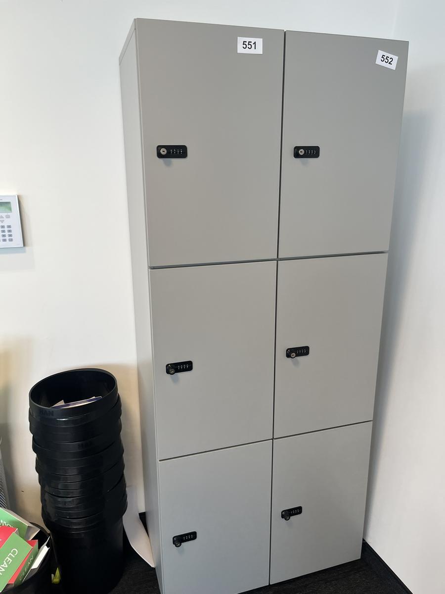 Handtaschenspind versperrbar ca. 40/46/190 cm
