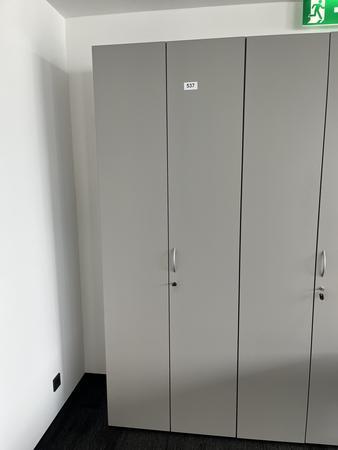 Doppeltür Aktenschrank mit 6 Fachebene grau 80/46/225 cm Doppeltür Aktenschrank mit 6 Fachebene grau 80/46/225 cm