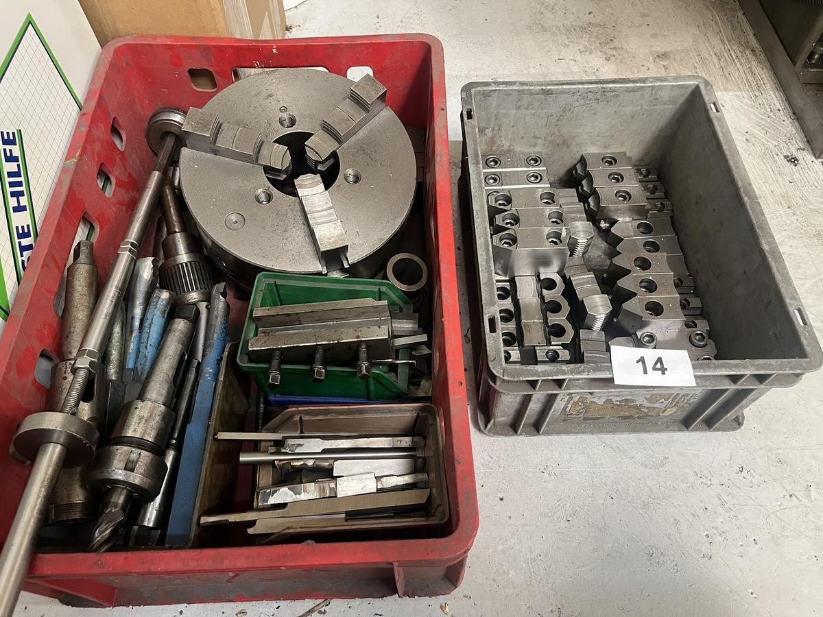 Gro&szlig;posten Drehwerkzeuge passend zur Drehmaschine Pos. 13