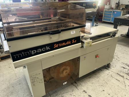 Minipack Sealmatic 56T, 380 V,50/60 Hz, 4,5 A, 2,4 Kw, IP 20, BJ Mai 2007, Verpackungsmaschine, Ma�e: ca. 2000 x 850 x 1450 mm, Bandbreite ca. 400 mm, Verpackungsgr��en. L 600 mm, B: 390 mm, H�he 160 mm