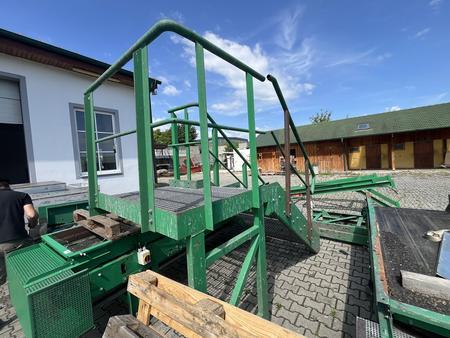 Heckstiege, L�nge: ca. 3000 mm, Podesth�he 1300 mm, L�nge 3000 mm