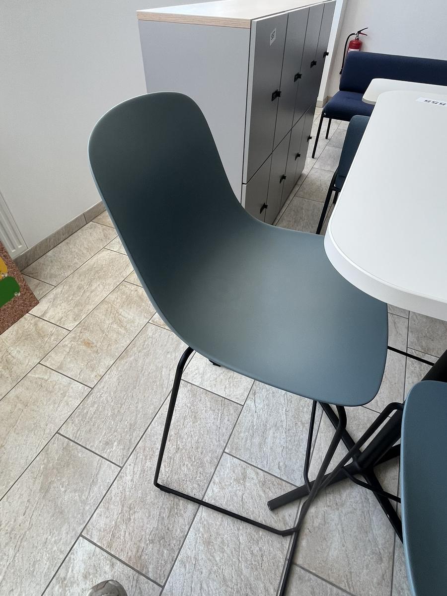 Stehtisch 130x70 cm mit 5 St&uuml;ck Hochst&uuml;hlen